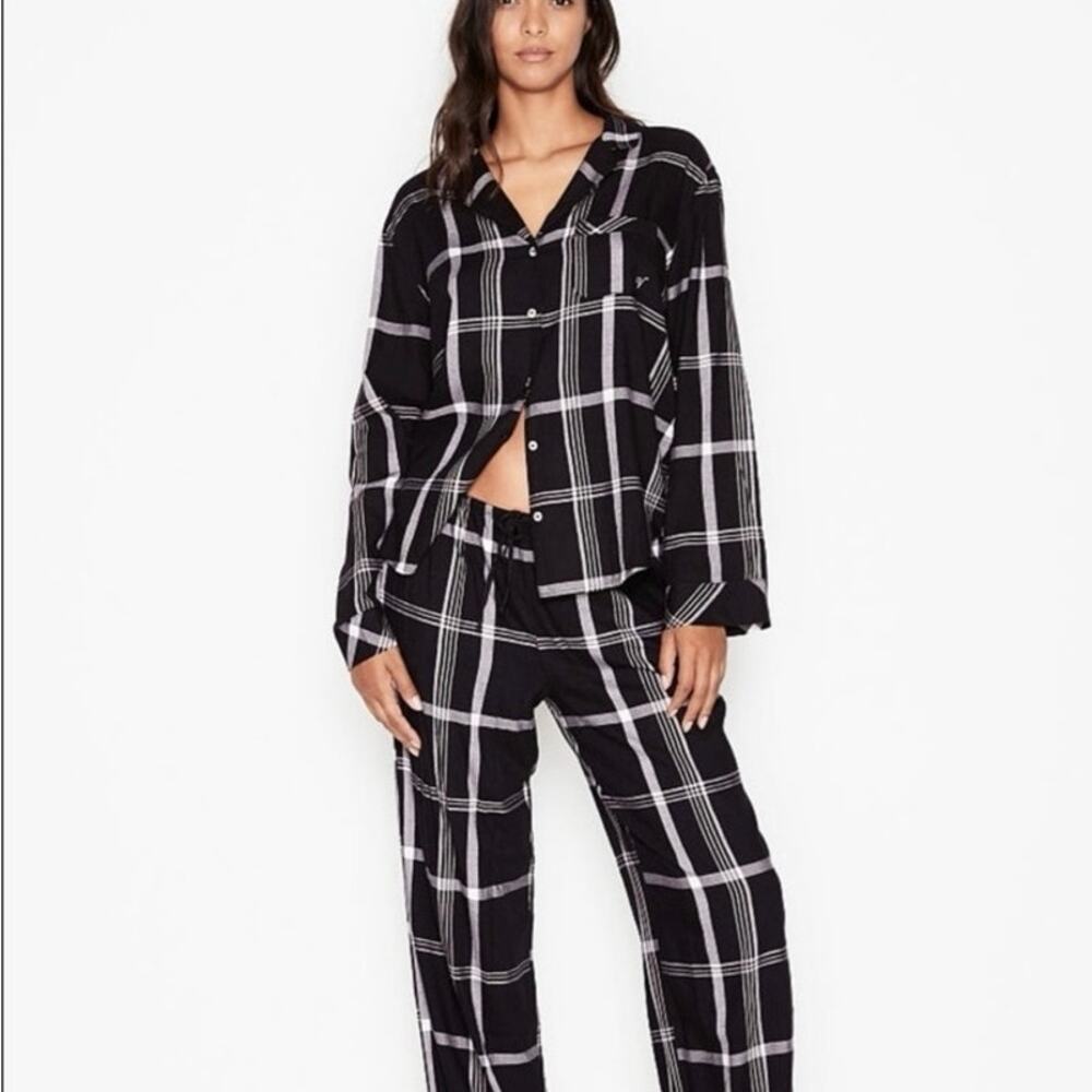 Victoria's secret Plaid Flannel Pajama Set Medium